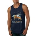 thumbnail image 1 of Wild Bobby, And Into The Forest I Go To Lose My Mind, Animal Lover, Men Graphic Tank Top, Navy, XX-Large, 1 of 4