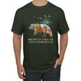 thumbnail image 1 of Wild Bobby, And Into The Forest I Go To Lose My Mind, Animal Lover, Men Graphic Tee, Forest Green, Large, 1 of 4