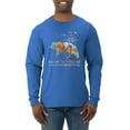 thumbnail image 1 of Wild Bobby, And Into The Forest I Go To Lose My Mind, Animal Lover, Men Long Sleeve Shirt, Royal, Large, 1 of 4