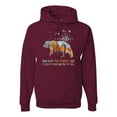 thumbnail image 1 of Wild Bobby, And Into The Forest I Go To Lose My Mind, Animal Lover, Unisex Graphic Hoodie Sweatshirt, Maroon, Medium, 1 of 4