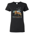 thumbnail image 1 of Wild Bobby, And Into The Forest I Go To Lose My Mind, Animal Lover, Women Graphic Tee, Black, Small, 1 of 4