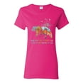 thumbnail image 1 of Wild Bobby, And Into The Forest I Go To Lose My Mind, Animal Lover, Women Graphic Tee, Fuschia, XX-Large, 1 of 4