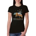 thumbnail image 1 of Wild Bobby, And Into The Forest I Go To Lose My Mind, Animal Lover, Women Slim Fit Junior Tee, Black, Small, 1 of 4
