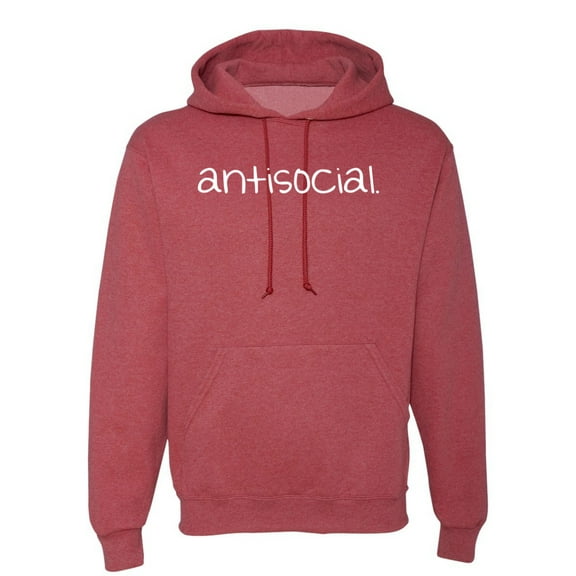 Wild Bobby Antisocial Unisex Hoodie Sweatshirt