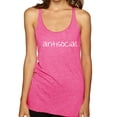 thumbnail image 1 of Wild Bobby Antisocial Women Tri-Blend Racerback Tank Top, 1 of 6