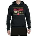 thumbnail image 1 of Wild Bobby Arizona ARI Hometown City Football Fan Pride Sports Unisex Graphic Hoodie Sweatshirt, Black, Large, 1 of 6