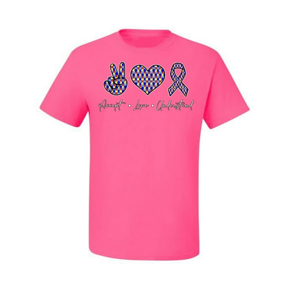 Wild Bobby Autism Accept Love Understand Autism Awareness Men Tee