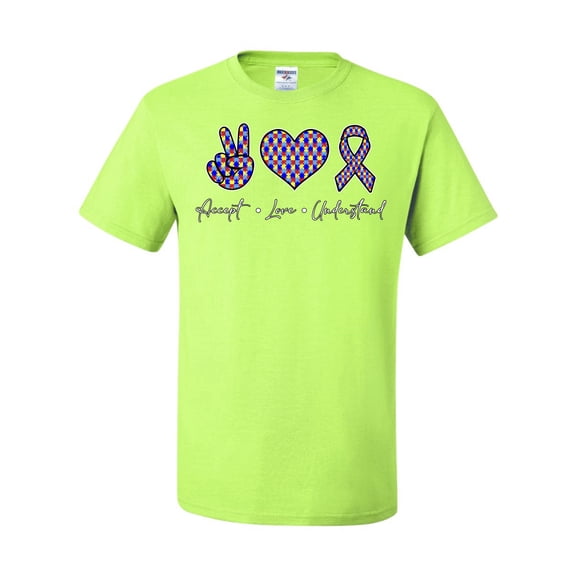 Wild Bobby Autism Accept Love Understand Autism Awareness Men Tee
