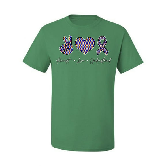 Wild Bobby Autism Accept Love Understand Autism Awareness Men Tee