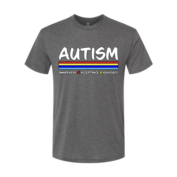Wild Bobby Autism Awarness Acceptance Advocacy Autism Awareness Men Premium Tri Blend Tee