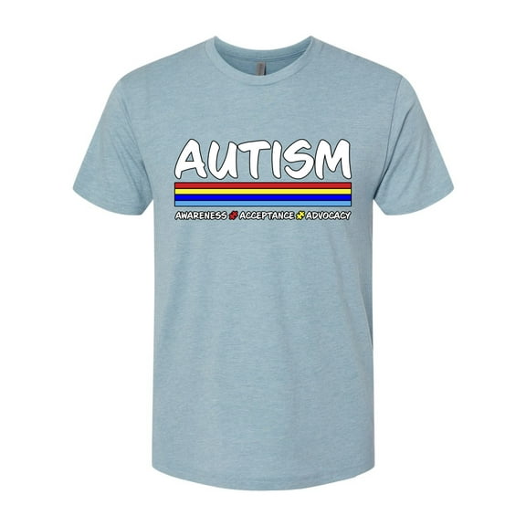 Wild Bobby Autism Awarness Acceptance Advocacy Autism Awareness Men Premium Tri Blend Tee