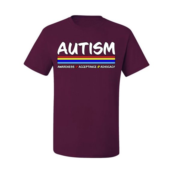 Wild Bobby Autism Awarness Acceptance Advocacy Autism Awareness Men Tee