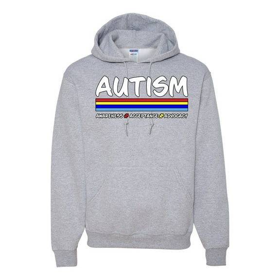 Wild Bobby Autism Awarness Acceptance Advocacy Autism Awareness Unisex Hoodie Sweatshirt