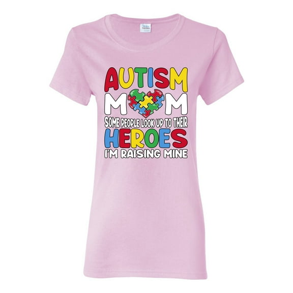 Wild Bobby Autism Mom Support Heroes I'm Raising Mine Women Graphic Tee