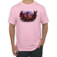 thumbnail image 1 of Wild Bobby, Awaken the Dragon Mythical Medieval Beast, Pop Culture, Men Graphic Tees, Light Pink, Large, 1 of 3