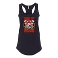 thumbnail image 1 of Wild Bobby Back To Back Champions Kansas Fan Mascot Sports Ladies Racerback Tank Top, Black, Small, 1 of 1