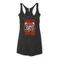 thumbnail image 1 of Wild Bobby Back To Back Champions Kansas Fan Mascot Sports Women Tri-Blend Racerback Tank Top, Vintage Black, X-Large, 1 of 1