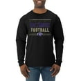 thumbnail image 1 of Wild Bobby Baltimore BAL Hometown City Football Fan Pride Sports Men's Long Sleeve T-Shirt, Black, 3X-Large, 1 of 6