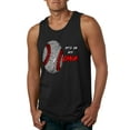 thumbnail image 1 of Wild Bobby, Baseball Fingerprint It's In My DNA, Sports, Men Graphic Tank Top, Black, Small, 1 of 5