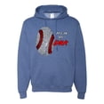 thumbnail image 1 of Wild Bobby, Baseball Fingerprint It's In My DNA, Sports, Unisex Graphic Hoodie Sweatshirt, Vintage Heather Blue, Medium, 1 of 5