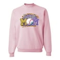 thumbnail image 1 of Wild Bobby, Baseball Mom Cheetah Glitter Sports Unisex Crewneck Graphic Sweatshirt, Light Pink, X-Large, 1 of 5