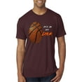thumbnail image 1 of Wild Bobby, Basketball Fingerprint It's In My DNA, Sports, Men Premium Tri Blend Tee, Cardinal, Small, 1 of 5