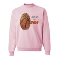 thumbnail image 1 of Wild Bobby, Basketball Fingerprint It's In My DNA, Sports, Unisex Crewneck Graphic Sweatshirt, Light Pink, Small, 1 of 5