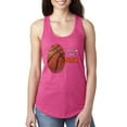 thumbnail image 1 of Wild Bobby, Basketball Fingerprint It's In My DNA, Sports, Women Racerback Tank Top, Raspberry, Medium, 1 of 5