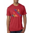 thumbnail image 1 of Wild Bobby, Be A Kind Human Positive Inspirational Slogan Inspirational/Christian Men Premium Tri Blend Tee, Vintage Red, XX-Large, 1 of 6