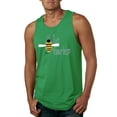 thumbnail image 1 of Wild Bobby, Be Fearless Buzzing Bee Pop Culture Mens Graphic Tank Top, Kelly, 3XL, 1 of 3
