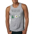 thumbnail image 1 of Wild Bobby, Be Your Own Kind of Beautiful Inspirational, Pop Culture, Men Graphic Tank Top, Heather Grey, X-Large, 1 of 3