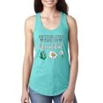 thumbnail image 1 of Wild Bobby, Be Your Own Kind of Beautiful Inspirational, Pop Culture, Women Racerback Tank Top, Tahiti Blue, X-Large, 1 of 3