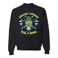 thumbnail image 1 of Wild Bobby Beach Vibes Till Die Unisex Crewneck Sweatshirt, 1 of 6