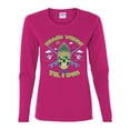 thumbnail image 1 of Wild Bobby Beach Vibes Till Die Women Graphic Long Sleeve Tee, 1 of 5