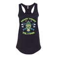 thumbnail image 1 of Wild Bobby Beach Vibes Till Die Women Racerback Tank Top, 1 of 5