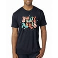 thumbnail image 1 of Wild Bobby Beauty From Ashes Groovy Font With Stars Vintage Men Premium Tri Blend Tee, Vintage Navy, X-Large, 1 of 6