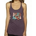 thumbnail image 1 of Wild Bobby Beauty From Ashes Groovy Font With Stars Vintage Women Tri-Blend Racerback Tank Top, Purple Vintage, X-Large, 1 of 1