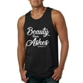 thumbnail image 1 of Wild Bobby Beauty From Ashes Isaiah 61:3 Inspirational/Christian Men Graphic Tank Top, Black, Small, 1 of 5
