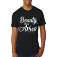 thumbnail image 1 of Wild Bobby Beauty From Ashes Isaiah 61:3 Inspirational/Christian Men Premium Tri Blend Tee, True Black, X-Large, 1 of 5