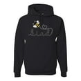 thumbnail image 1 of Wild Bobby, Bee Kind Motivational Inspirational Teachers, Pop Culture, Unisex Graphic Hoodie Sweatshirt, Black, X-Large, 1 of 4