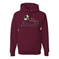thumbnail image 1 of Wild Bobby, Bee Kind Motivational Inspirational Teachers, Pop Culture, Unisex Graphic Hoodie Sweatshirt, Maroon, 3X-Large, 1 of 4