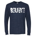 thumbnail image 1 of Wild Bobby Believe Bigfoot Aliens Men Long Sleeve Shirt, 1 of 6