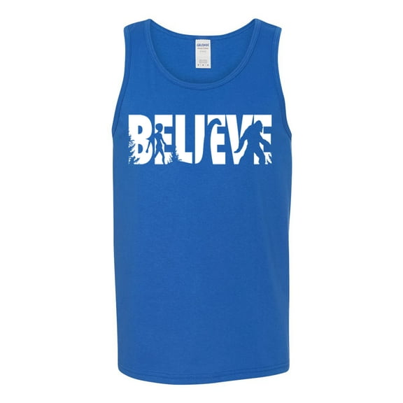 Wild Bobby Believe Bigfoot Aliens Men Tank Top