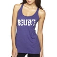 thumbnail image 1 of Wild Bobby Believe Bigfoot Aliens Women Tri-Blend Racerback Tank Top, 1 of 6
