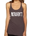 thumbnail image 1 of Wild Bobby Believe Bigfoot Aliens Women Tri-Blend Racerback Tank Top, 1 of 6