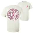 thumbnail image 1 of Wild Bobby, Believe Hope Fight, Breast Cancer Awareness, Front and Back Men Graphic Tee, White, Medium, 1 of 4