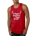 thumbnail image 1 of Wild Bobby, Best Buckin Dad Ever Funny Hunting, Father's Day, Men Graphic Tank Top, Red, Small, 1 of 3