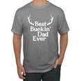 thumbnail image 1 of Wild Bobby, Best Buckin Dad Ever Funny Hunting, Father's Day, Men Graphic Tees, Heather Grey, X-Large, 1 of 3