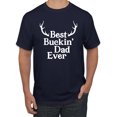 thumbnail image 1 of Wild Bobby, Best Buckin Dad Ever Funny Hunting, Father's Day, Men Graphic Tees, Navy, 5XL, 1 of 3