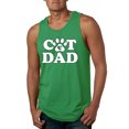 thumbnail image 1 of Wild Bobby, Best Cat Dad Daddy Gift, Pop Culture, Men Graphic Tank Top, Kelly, 3X-Large, 1 of 3